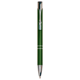 Green with Silver Trim Laserable Pen