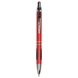 Red with Silver Trim Laserable Pen with Gripper