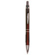 Burgundy with Silver Trim Laserable Pen with Gripper