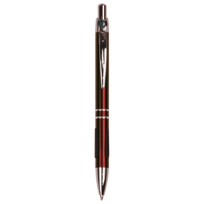 Burgundy with Silver Trim Laserable Pen with Gripper