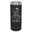 Polar Camel 22 oz. Black Skinny Tumbler with Slider Lid