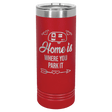 Polar Camel 22 oz. Red Skinny Tumbler with Slider Lid