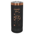 Polar Camel 22 oz. Black/Rose Gold Skinny Tumbler