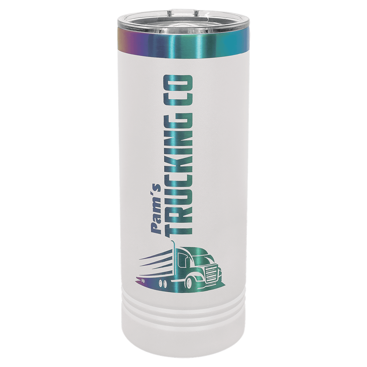 Polar Camel 22 oz. White/Prism Skinny Tumbler