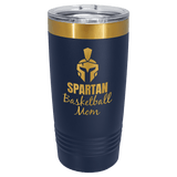 Polar Camel 20 oz. Navy Blue/Bright Gold ION-Plated Ringneck Tumbler with Slider Lid