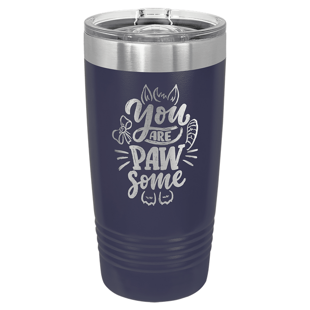 Polar Camel 20 oz. Navy Blue Ringneck Tumbler with Slider Lid