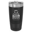 Polar Camel 20 oz. Black Ringneck Tumbler with Slider Lid