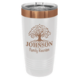 Polar Camel 20 oz. White/Rose Gold Ringneck Tumbler