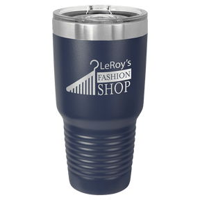 Polar Camel 30 oz. Navy Blue Ringneck Tumbler with Slider Lid