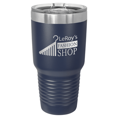 Polar Camel 30 oz. Navy Blue Ringneck Tumbler with Slider Lid