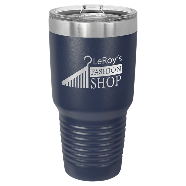Polar Camel 30 oz. Navy Blue Ringneck Tumbler with Slider Lid