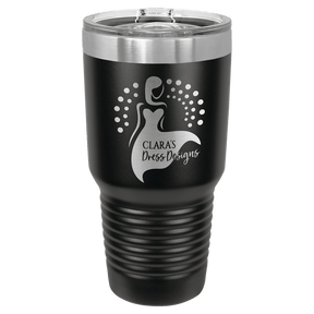 Polar Camel 30 oz. Black Ringneck Tumbler with Slider Lid