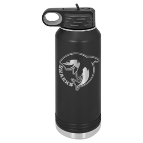 Polar Camel 32 oz. Black Water Bottle