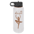 Polar Camel 32 oz. White/Rose Gold Water Bottle