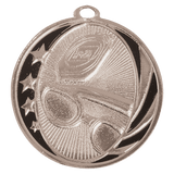 Bright Silver 2" Swimming Laserable MidNite Star Medal