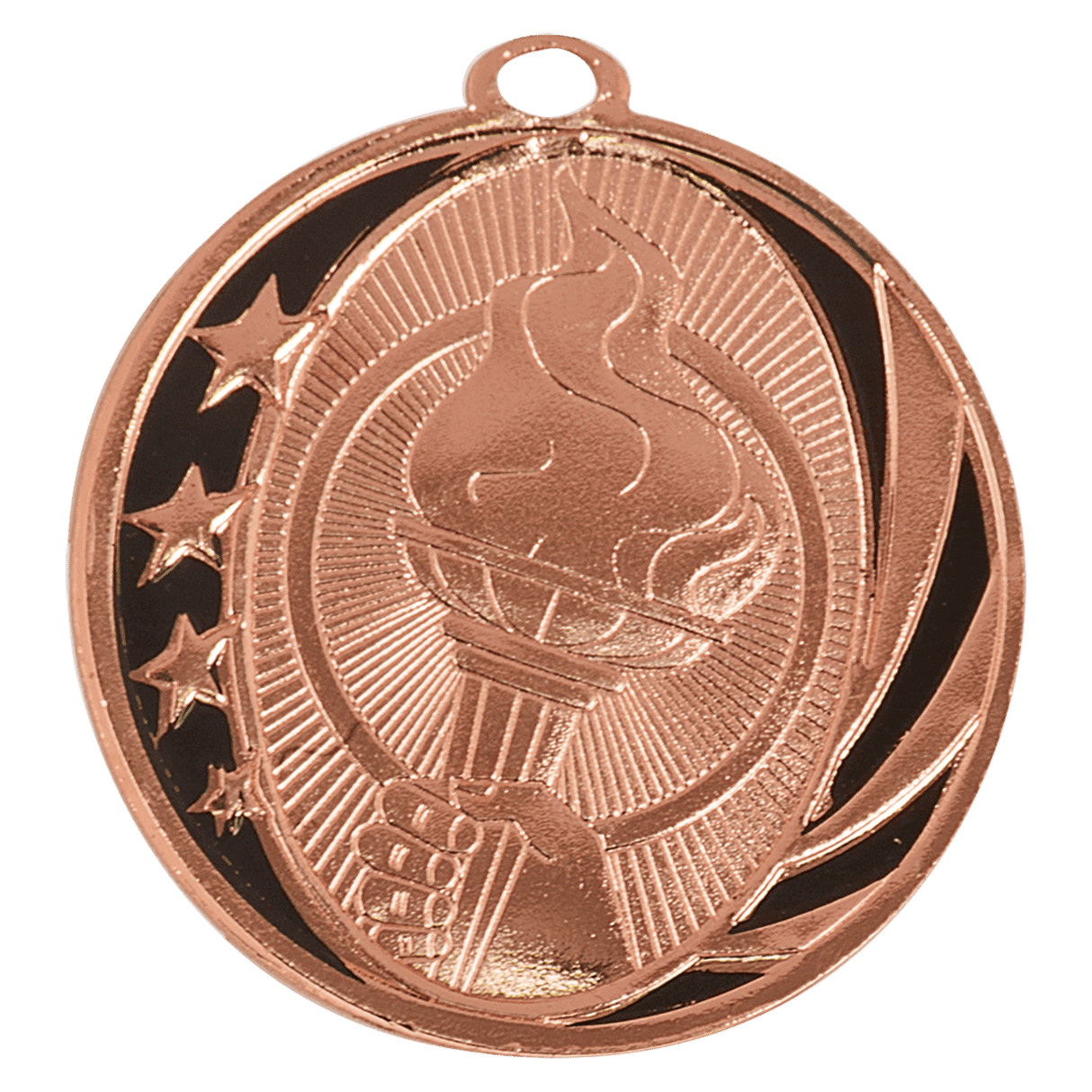 2" Torch Laserable MidNite Star Medal