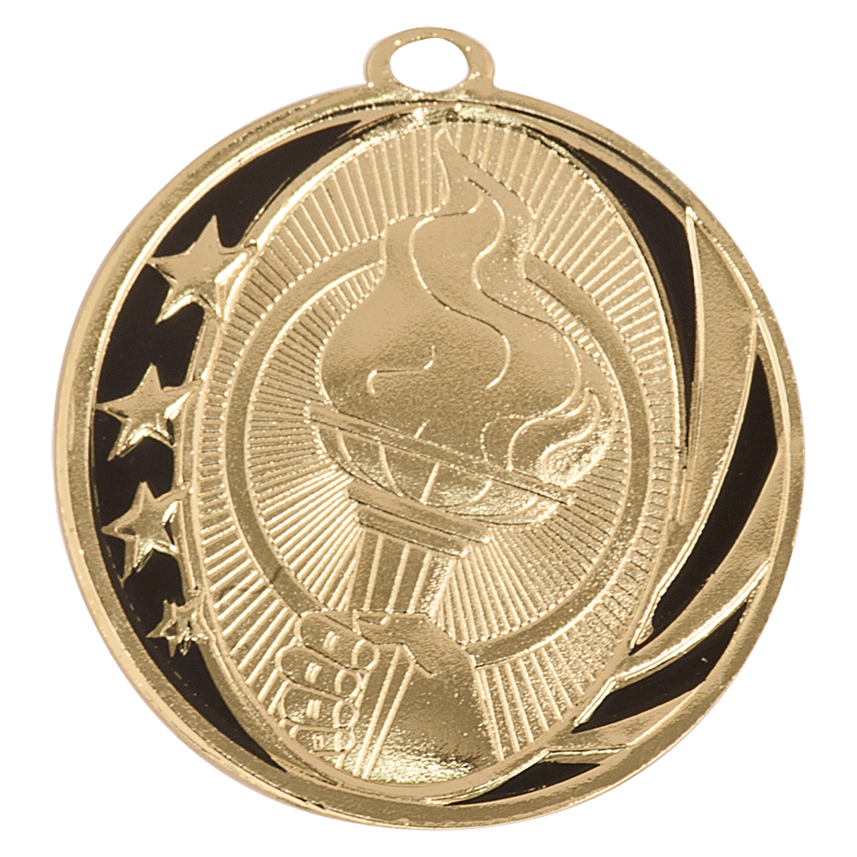 2" Torch Laserable MidNite Star Medal