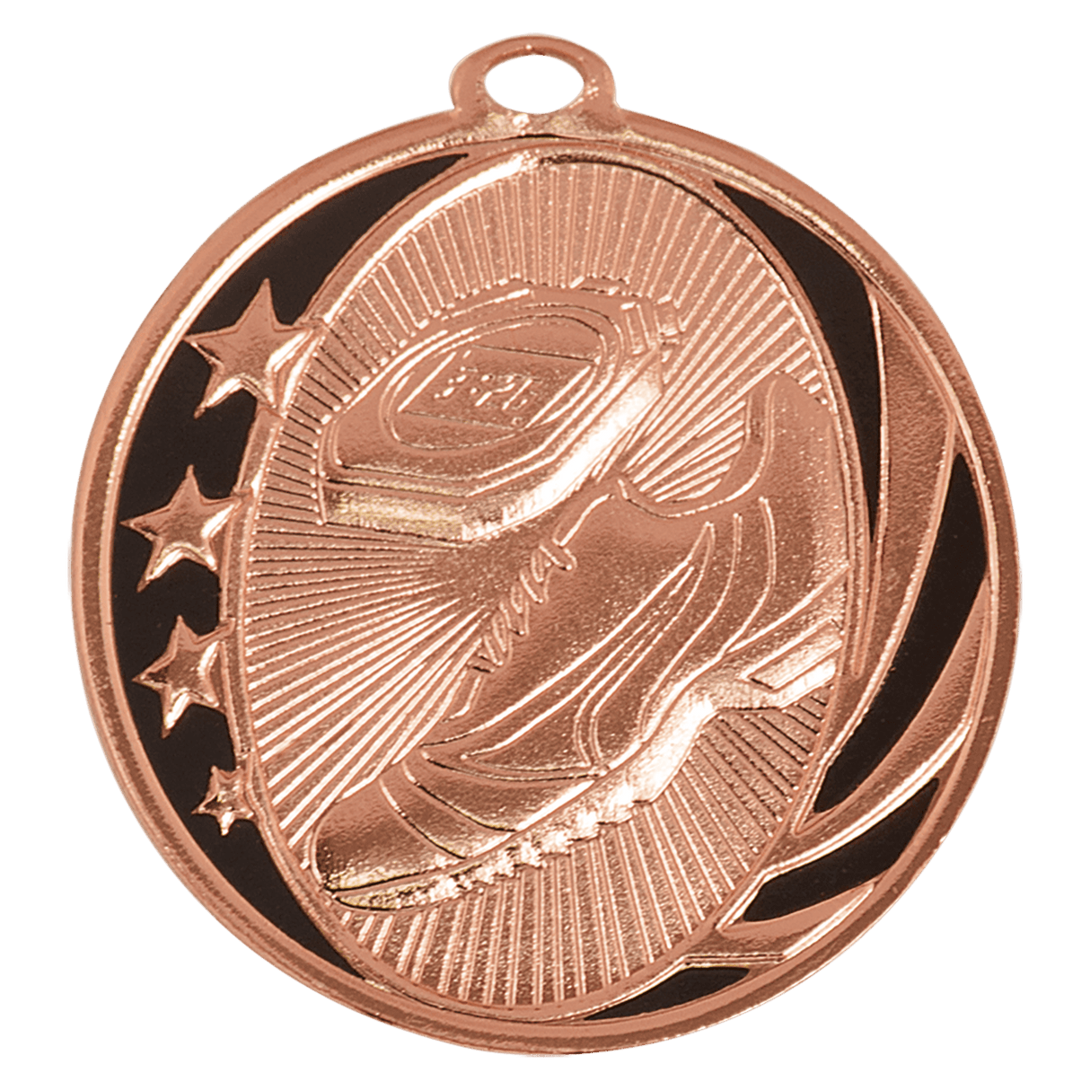 2" Track Laserable MidNite Star Medal