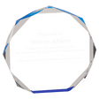 Blue 5" Octagon Acrylic Award