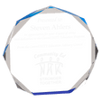 Blue 6" Octagon Acrylic Award