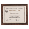 10 1/2" x 13"  Holds 8 1/2" x 11" American Walnut Finish Photo/Certificate Holder