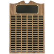 20" x 30" American Walnut Roster Plaque w/ 120 Plates