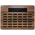 15" x 21"/Plates 7/8" x 2 3/4" American Walnut 36 Plate Perpetual Plaque with Black Brass Plated Steel Plates