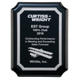9" X 12" Black High Gloss Plaque with Black Silver Florentine Border Laserable Aluminum Plate