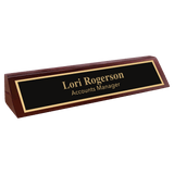 Rosewood 10 1/2" Piano Finish Desk Wedge