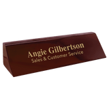 Rosewood 8 1/2" Piano Finish Desk Wedge