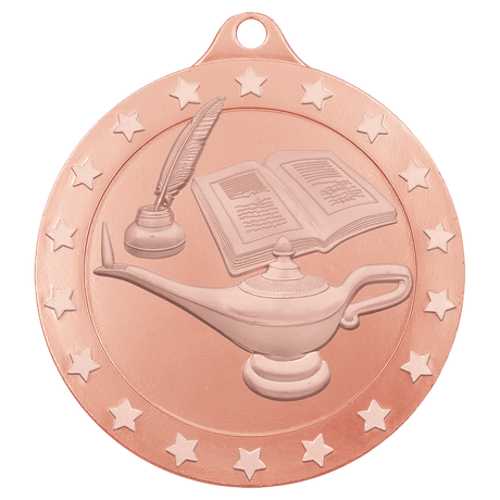 Lamp of Knowldedge Radiance Medal - Bronze