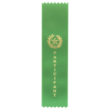 Green Participant Pinked Top Ribbon