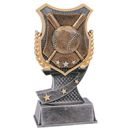 6" Baseball / Softball Shield Award