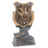 6" Bowling Shield Award