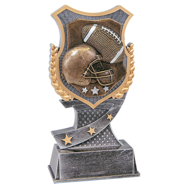 6" Football Shield Award