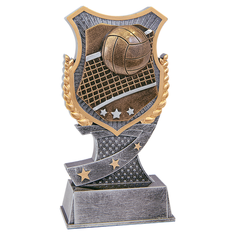 6" Volleyball Shield Award