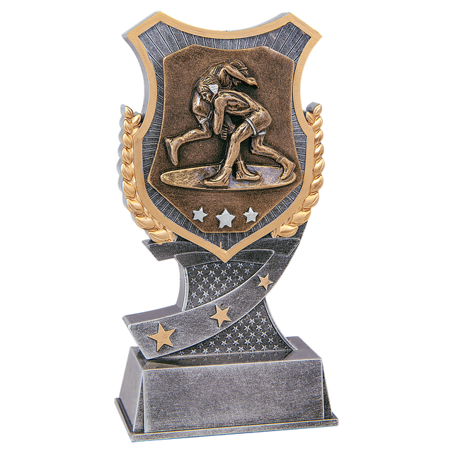6" Wrestling Shield Award