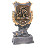 6" Wrestling Shield Award