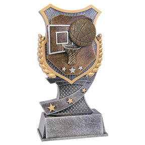7" Basketball Shield Award