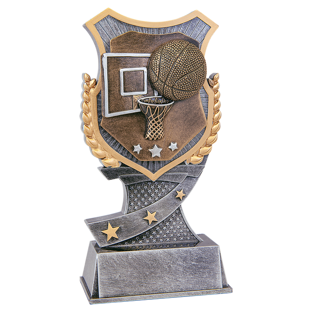 7" Basketball Shield Award