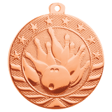 2" Bowling Starbrite Medal