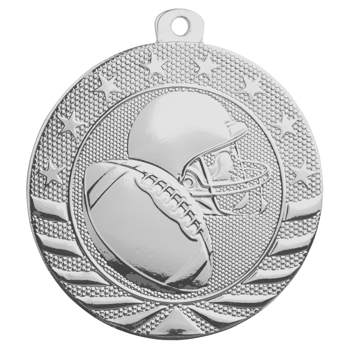 2" Football Starbrite Medal