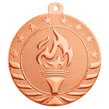 Bright Bronze 2" Torch Starbrite Medal