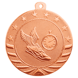 Bright Bronze 2" Track Starbrite Medal