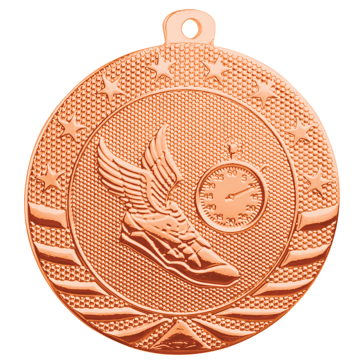 2" Track Starbrite Medal