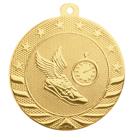 Bright Gold 2" Track Starbrite Medal