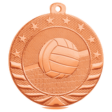 2" Volleyball Starbrite Medal