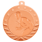 Bright Bronze 2" Female Wrestling Starbrite Medal