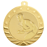 Bright Gold 2" Female Wrestling Starbrite Medal