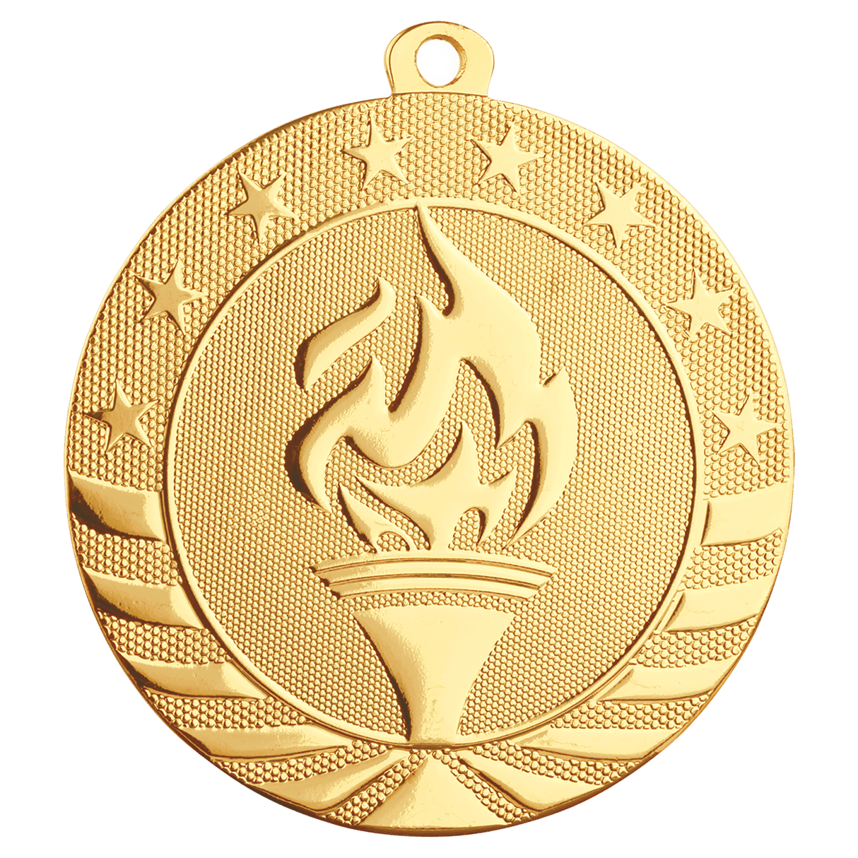 2 3/4" Torch Starbrite Medal